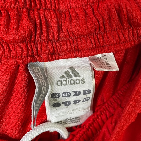 Adidas Liverpool FC Home Football Shorts 2008 Red UK Large 38” - Picture 2 of 7